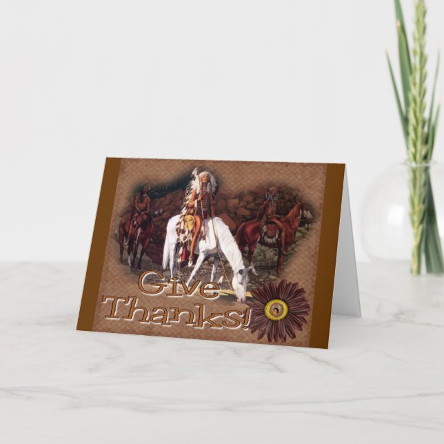 dê a obrigados o cartão do indiano (Frente)