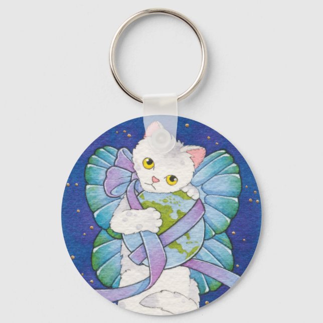 Dê à paz uma chaveiro de chance (Frente)