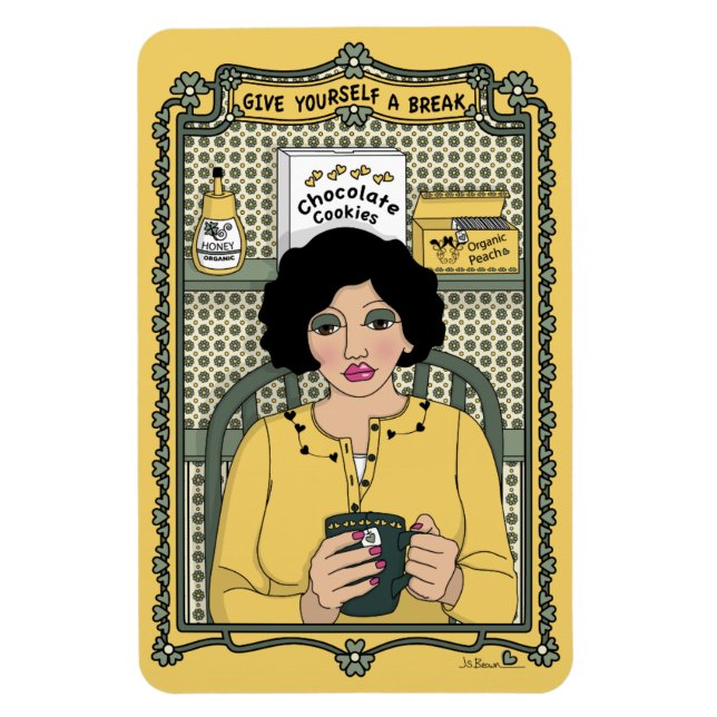 Dê a si mesmo um ímã de refrigeração Break_C_4x6 (Vertical)