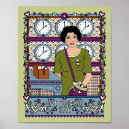 Dê a si próprio o Poster de Time_A_8x10