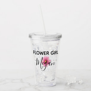 De Acrílico Copo personalizado do florista