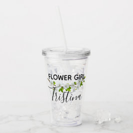 De Acrílico Copo personalizado do florista