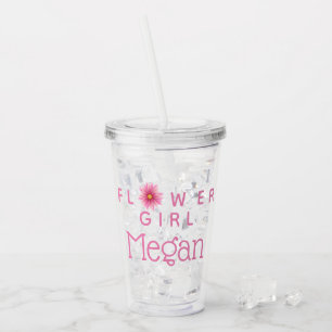 De Acrílico Copo personalizado do florista