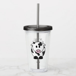 De Acrílico Moo Tumbler – Copo Frio Vaca Fofa