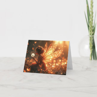 De Agradecimento Cartão Borboletas e Desejos