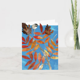 De Agradecimento Cartão Chickadee