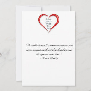 De Agradecimento Cartão do incentivo do amor do auto