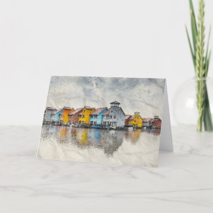 De Agradecimento Cartão em Branco do Rio Living