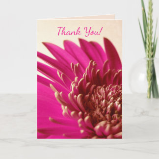 De Agradecimento Cartão Gerbera Rosa