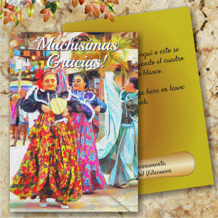 De Agradecimento Cartão Gracias Mexicano 2549