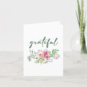 De Agradecimento Cartão Grateful