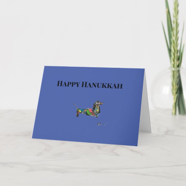 De Agradecimento Cartão Hanukkah Feliz (Frente)