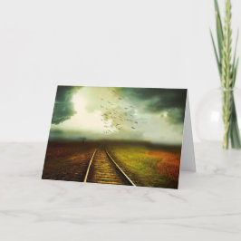 DE AGRADECIMENTO CARTÃO LONELY TRACK EM BRANCO PARA TODAS AS OCASIÕ