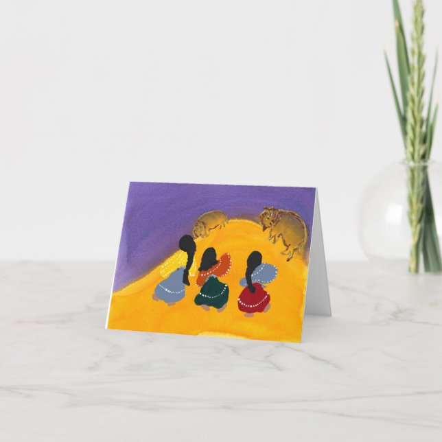 De Agradecimento Cartão Magic Buffalo (Frente)