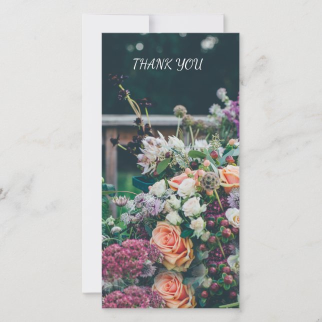 De Agradecimento cartão Obrigado (Frente)