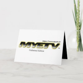 De Agradecimento Cartão "Obrigado" dobrado