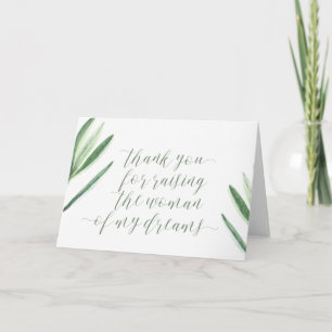 De Agradecimento Cartão Obrigado por Criar a Mulher dos Meus Sonhos