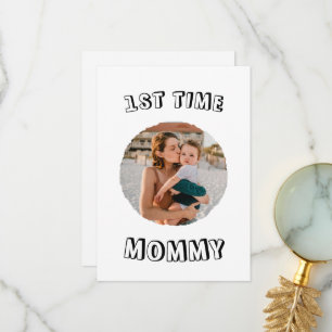 De Agradecimento Cartão personalizado para a primeira vez da Mamãe