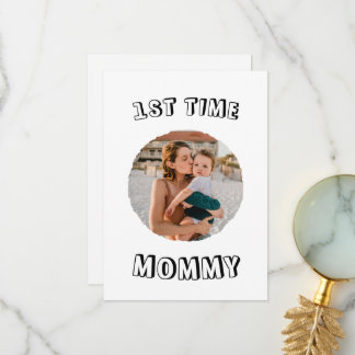 De Agradecimento Cartão personalizado para a primeira vez da Mamãe