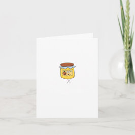 De Agradecimento Cartão personalizado, personalize Mel, cartão