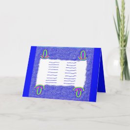 De Agradecimento Cartão Rainbow Torah bar mitzvah bat mitzvah