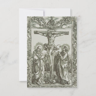 De Agradecimento Cartão Sagrado Gráfico da Crucificação | Pater Nos