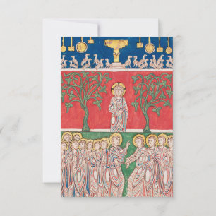 De Agradecimento Cartão Sagrado Medieval Jesus Cristo Pater Noste
