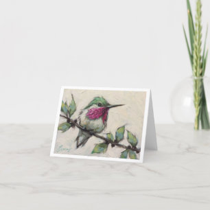 De Agradecimento Cartão Saudável - Hummingbird