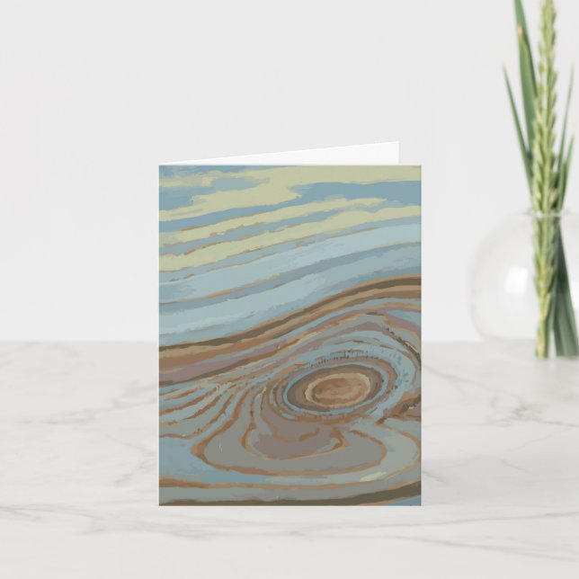 De Agradecimento Cartão Superior do Wisconsin Point Lake (Frente)