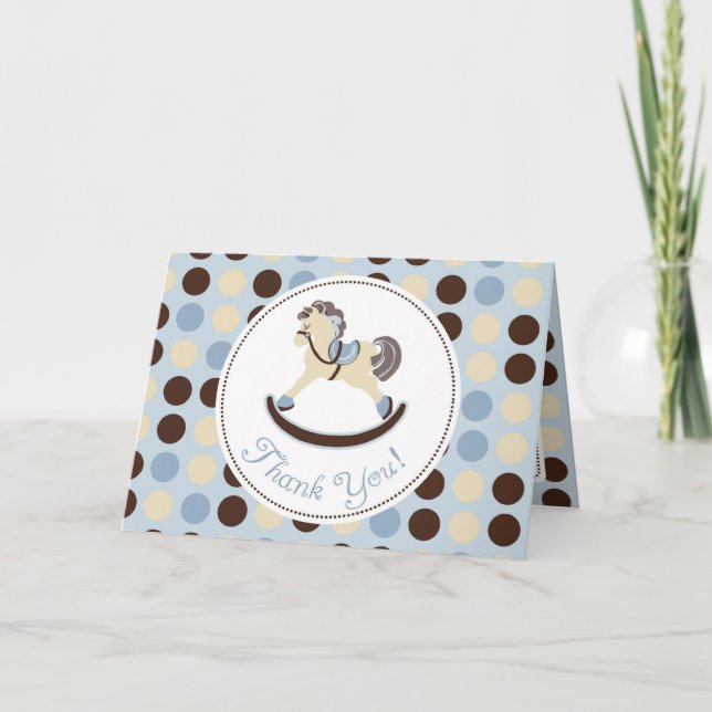 De Agradecimento Cartão TY do Cavalo Rocco (Frente)