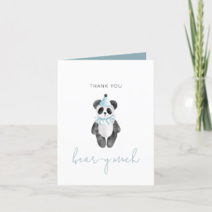 De Agradecimento Cartão Urso Panda Obrigado Beary Muito