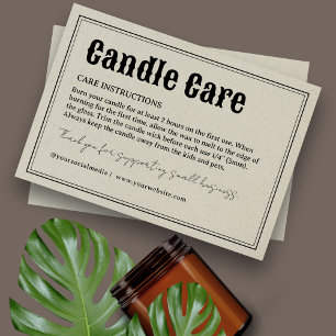 De Agradecimento Cartão Vintage Retro Typoographic Candcare