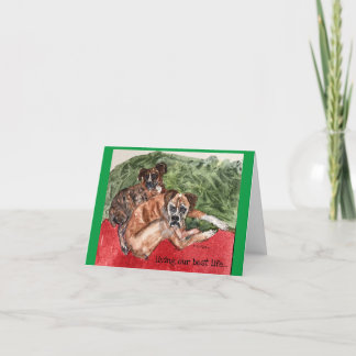 De Agradecimento Cartão Xmas inspirador para pintura em aquarela