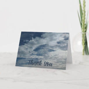 De Agradecimento Celeste Celestial Obrigado Cartão Dobrado 5x7