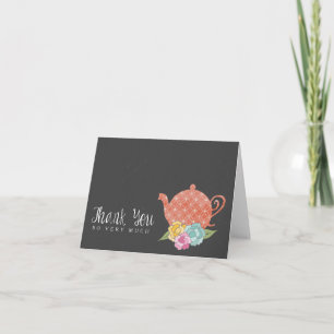 De Agradecimento Chalkboard Teapol Obrigado Cartão Nota