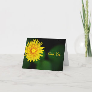 De Agradecimento Dandelion Flower Obrigado Cartão Nota