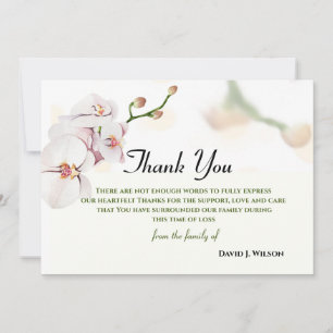 De Agradecimento Elegante Floral Obrigado Cartão Memorial