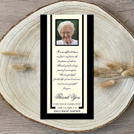 De Agradecimento Elegante Simpatia Fotográfica Obrigado Cartão com 