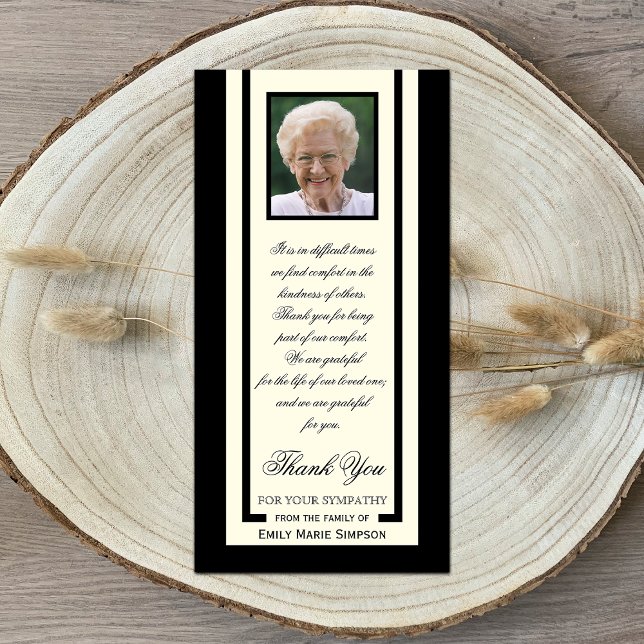 De Agradecimento Elegante Simpatia Fotográfica Obrigado Cartão com  (Criador carregado)