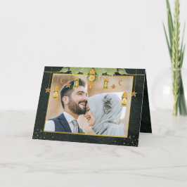 De Agradecimento Elegante Vintage Cartão com fotos Islâmico Ramadan