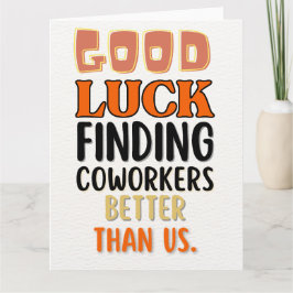 De Agradecimento Engraçado deixar um cartão para homens mulheres, h