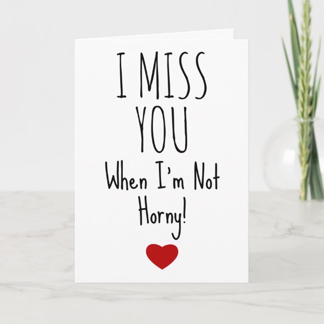 De Agradecimento Eu sinto sua falta mesmo quando não sou um cartão  (Frente)