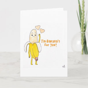 De Agradecimento Eu sou Banana para o seu cartão