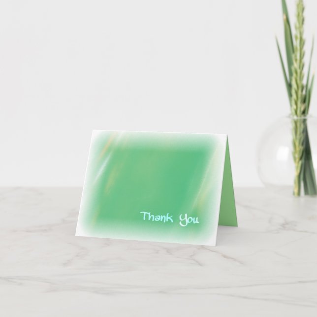 DE AGRADECIMENTO FADING GREEN OBRIGADO A NOTAR CARTÃO (Frente)