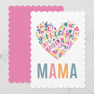 De Agradecimento Flagrante Obrigado, Cartão MAMA