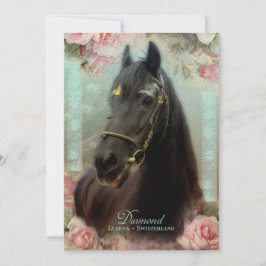 De Agradecimento Frísia Stallion DIAMOND - Cartão Saudável
