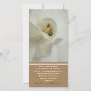 De Agradecimento Gardenia Simpatia Memorial Obrigado Cartão com fot