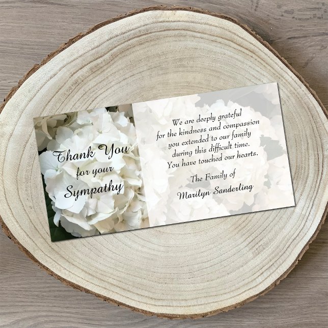 De Agradecimento Hidrangea Simpatia Obrigado Cartão com fotos (Criador carregado)