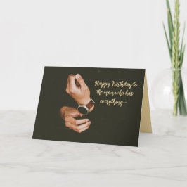 DE AGRADECIMENTO HOMEM QUE TEM TUDO CARTÃO ANIVERSÁRIO