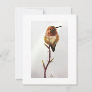 De Agradecimento Hummingbird Obrigado Cartão Nota/Nota com envelope